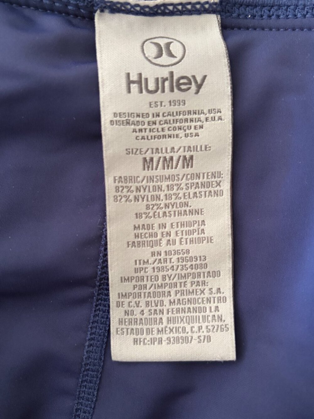 Hurley Women's Palm Print Performance Swim Skort Size M - Picture 4 of 10